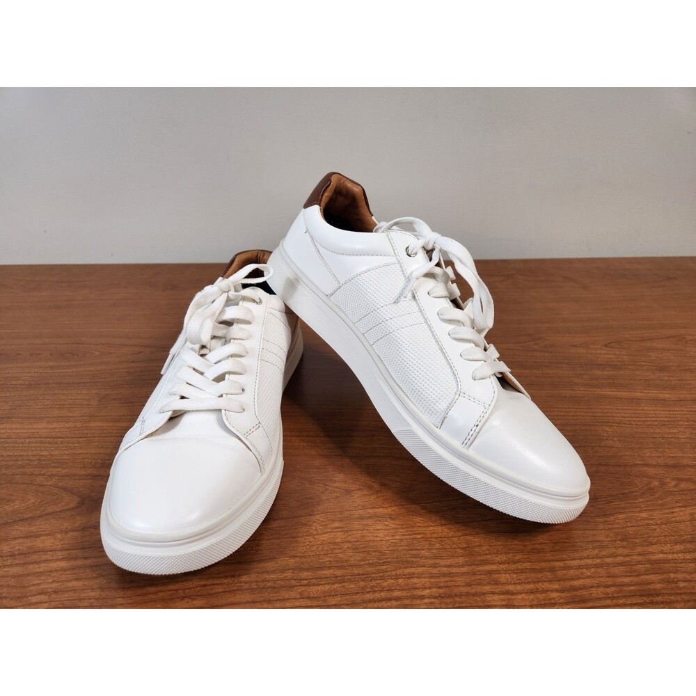 Steve Madden P-Stelth Men's White Sneakers Size 11M ~ Very Clean And Rare